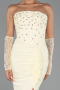 Long Yellow Dantelle Evening Dress ABU6355