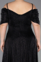 Long Black Plus Size Evening Dress ABU6333