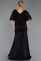 Long Black Plus Size Evening Gown ABU6353