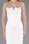 Long White Evening Dress ABU6366