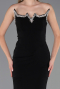 Long Black Evening Dress ABU6366