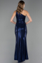 Long Navy Blue Evening Dress ABU6368