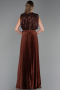 Long Brown Evening Dress ABU3326