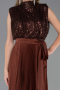 Long Brown Evening Dress ABU3326