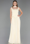 Long Yellow Chiffon Prom Gown ABU6369