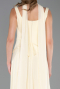 Long Yellow Chiffon Prom Gown ABU6369