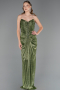 Long Olive Drab Evening Dress ABU6370