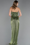 Long Olive Drab Evening Dress ABU6370