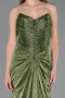 Long Olive Drab Evening Dress ABU6370