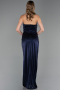 Long Navy Blue Evening Dress ABU6370