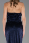 Long Navy Blue Evening Dress ABU6370