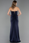 Long Navy Blue Evening Dress ABU6371