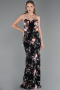 Long Black Evening Dress ABU6299
