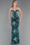 Long Emerald Green Evening Dress ABU6299