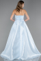Long Light Blue Beaded Evening Dress ABU5511