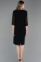 Midi Black Plus Size Cocktail Dress ABK2668