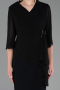 Midi Black Plus Size Cocktail Dress ABK2668