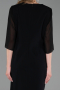Midi Black Plus Size Cocktail Dress ABK2668