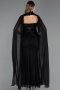 Long Black Dantelle Evening Dress ABU6360