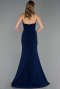 Long Navy Blue Evening Dress ABU6374