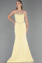 Long Yellow Evening Dress ABU5747