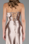 Long Beige Prom Gown ABU4944