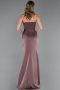 Light Brown Long Satin Prom Gown ABU6061