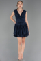 Short Navy Blue Cocktail Dress ABK2670
