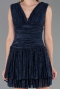 Short Navy Blue Cocktail Dress ABK2670