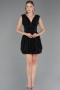 Short Black Cocktail Dress ABK2670
