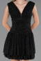 Short Black Cocktail Dress ABK2670