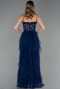 Long Navy Blue Evening Dress ABU2822