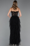Long Black Evening Dress ABU2822