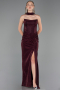 Long Burgundy Prom Gown ABU6378