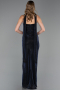 Long Navy Blue Prom Gown ABU6378