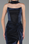 Long Navy Blue Prom Gown ABU6378
