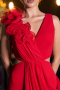 Long Red Chiffon Prom Gown ABU6354