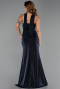 Long Navy Blue Stony Evening Dress ABU6398