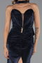 Long Navy Blue Stony Evening Dress ABU6398