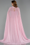 Long Powder Color Beaded Evening Dress ABU6372