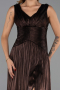 Long Brown Chiffon Evening Dress ABU6403