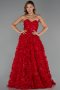 Long Red Evening Dress ABU6408