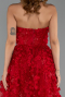 Long Red Evening Dress ABU6408