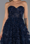Long Navy Blue Evening Dress ABU6408