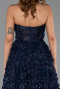 Long Navy Blue Evening Dress ABU6408
