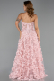 Long Powder Color Evening Dress ABU6408