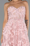 Long Powder Color Evening Dress ABU6408