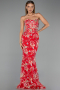 Long Red Evening Dress ABU6421