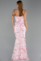 Long Powder Color Evening Dress ABU6421