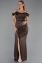 Long Brown Evening Dress ABU2835